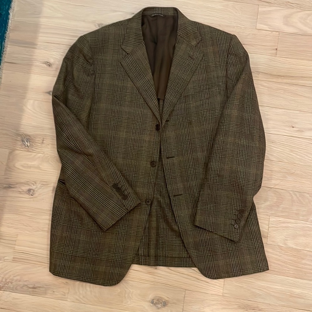 Canali mens wool blazer IT52